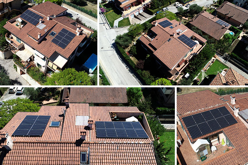 Impianto fotovoltaico residenziale per casa di Loreto (Ancona)