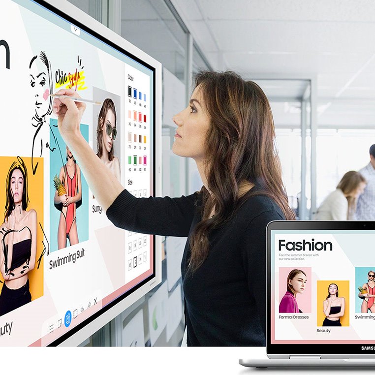 Lavagna multimediale Samsung Flip 2 65" in offerta